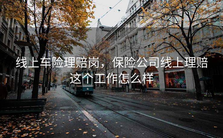 线上车险理赔岗，保险公司线上理赔这个工作怎么样