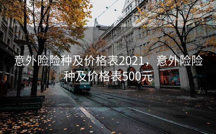 意外险险种及价格表2021，意外险险种及价格表500元
