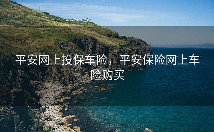 平安网上投保车险，平安保险网上车险购买