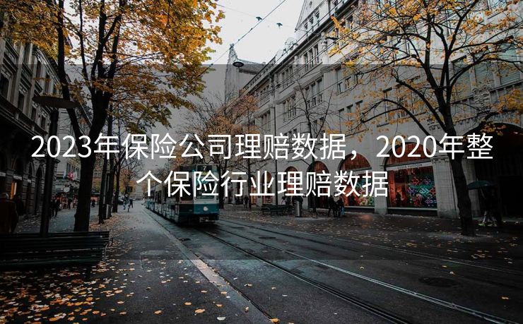 2023年保险公司理赔数据，2020年整个保险行业理赔数据
