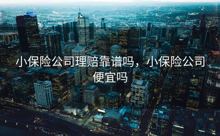 小保险公司理赔靠谱吗，小保险公司便宜吗