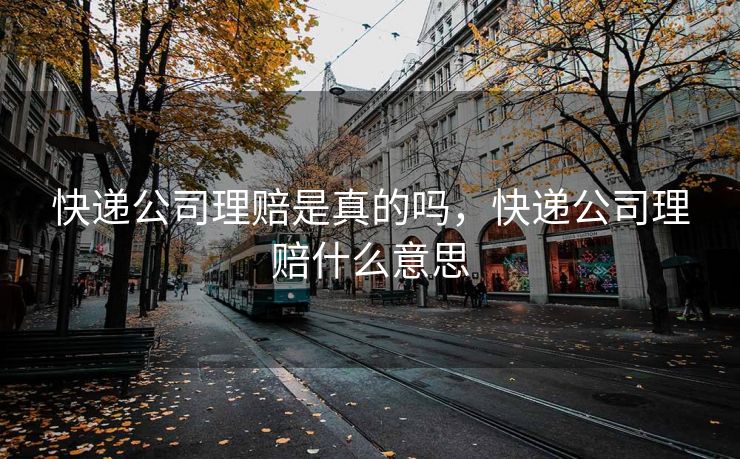 快递公司理赔是真的吗，快递公司理赔什么意思