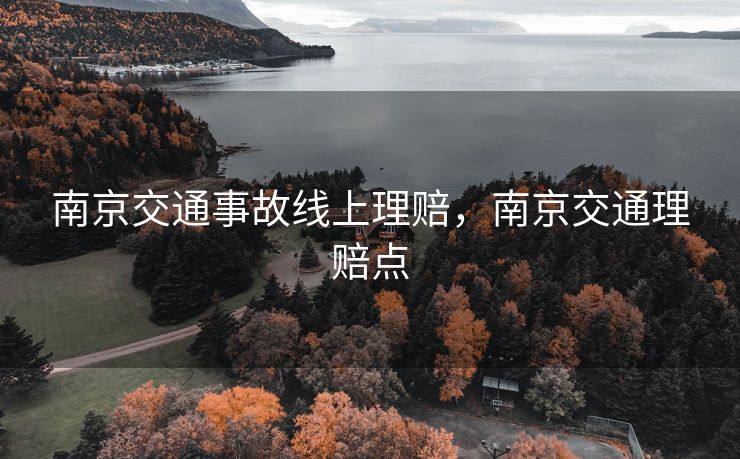 南京交通事故线上理赔，南京交通理赔点