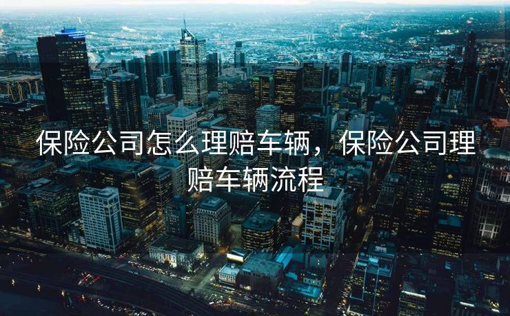 保险公司怎么理赔车辆，保险公司理赔车辆流程